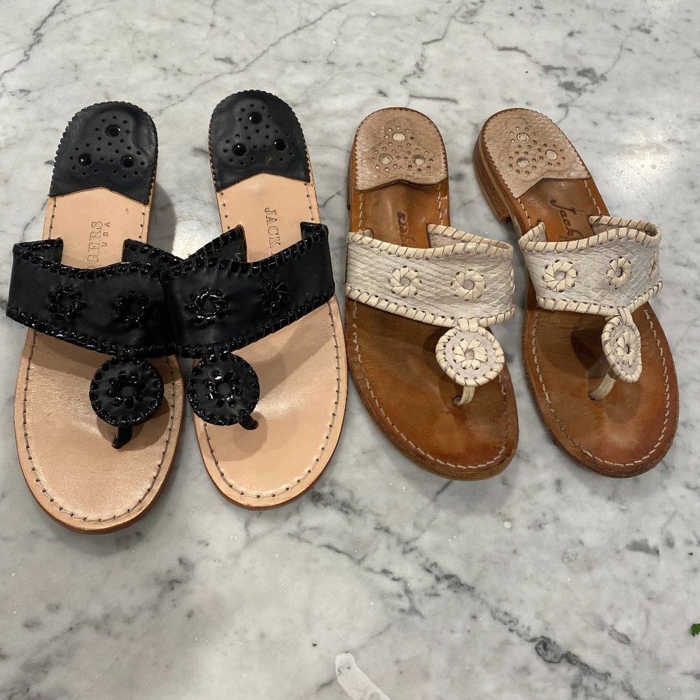 SOLD - Jack Rogers Size 8 Bundle (Two Pairs)